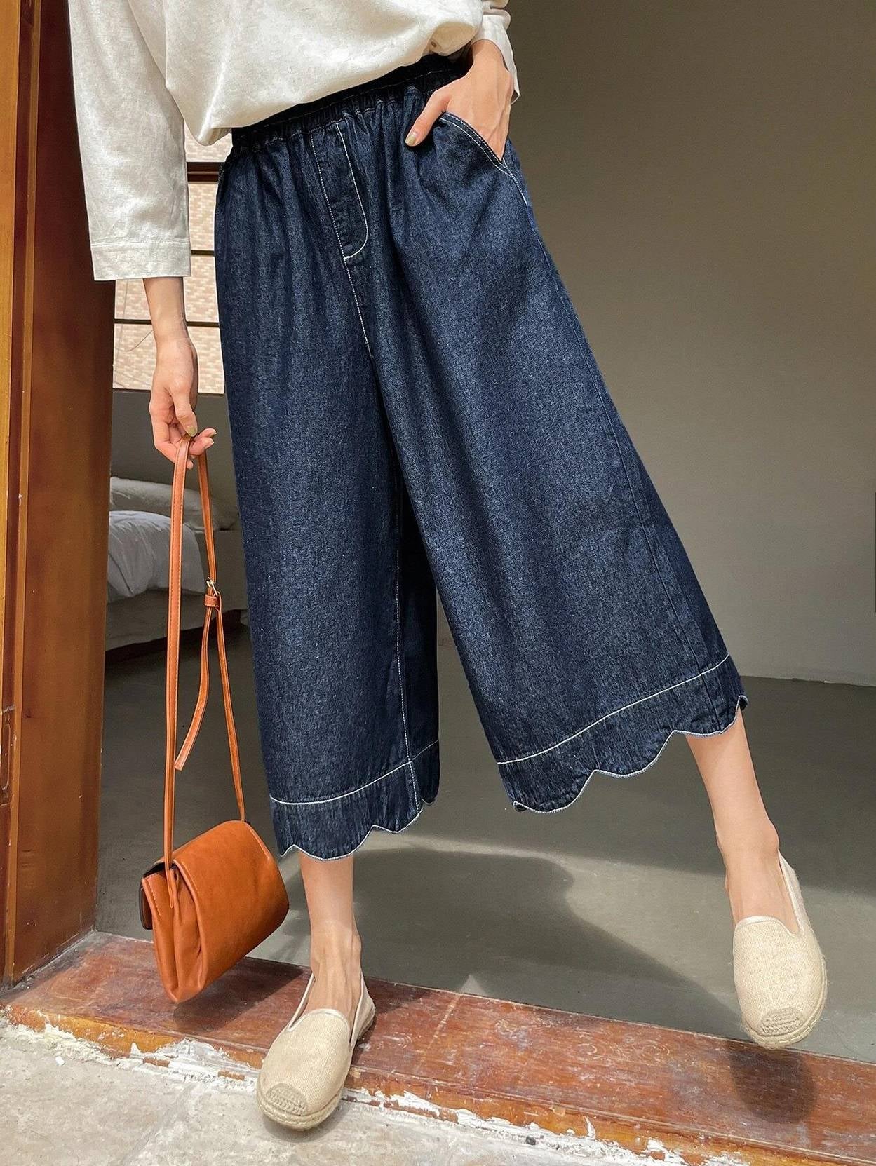 KOTTY Women Regular High Rise Dark Blue Jeans