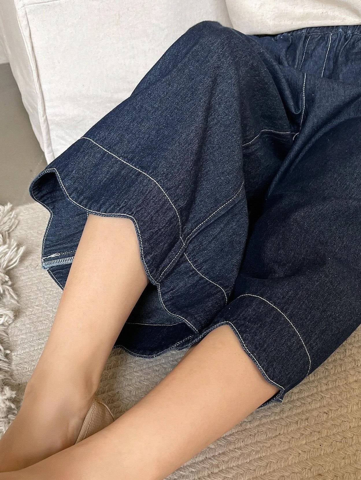 KOTTY Women Regular High Rise Dark Blue Jeans