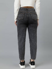 KOTTY Women Regular High Rise Grey Jeans