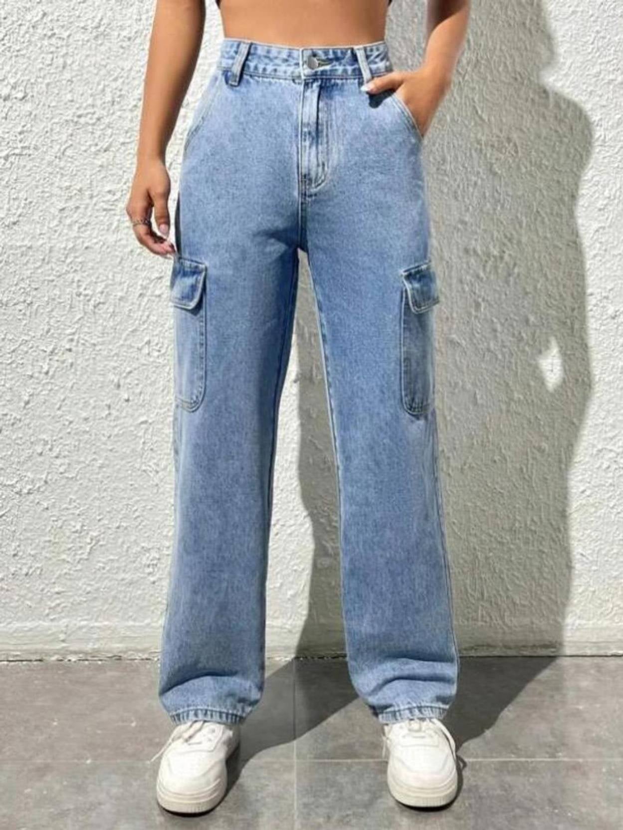 KOTTY Women Regular High Rise Light Blue Jeans