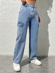 KOTTY Women Regular High Rise Light Blue Jeans