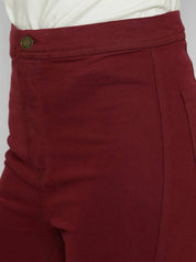 KOTTY Women Regular High Rise Red Jeans