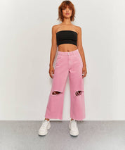 KOTTY Women Regular Low Rise Pink Jeans