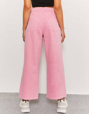 KOTTY Women Regular Low Rise Pink Jeans