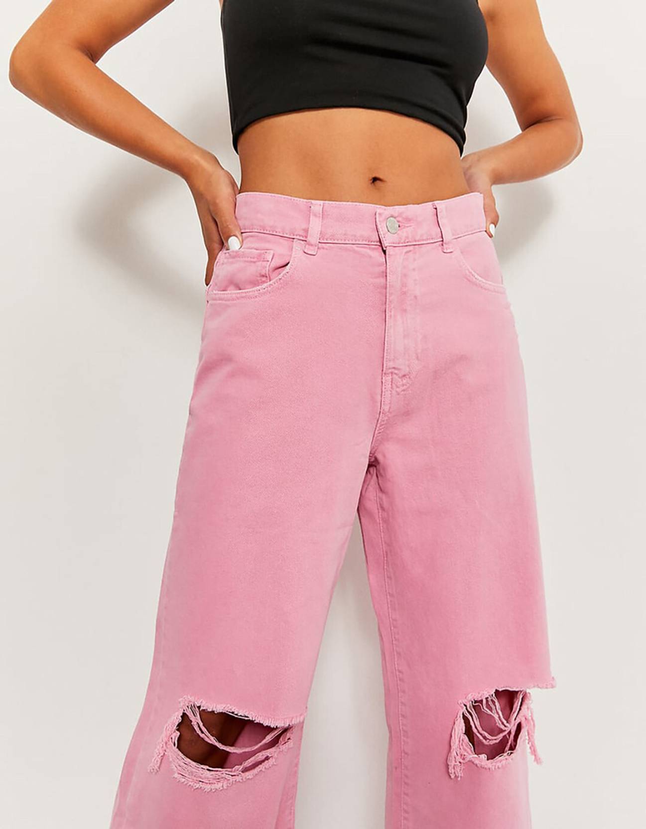 KOTTY Women Regular Low Rise Pink Jeans