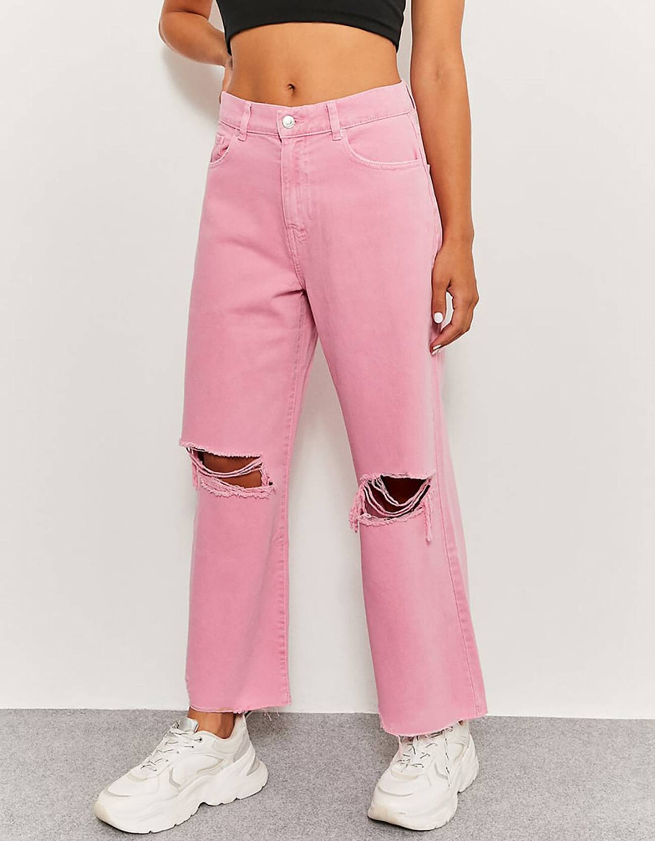 KOTTY Women Regular Low Rise Pink Jeans