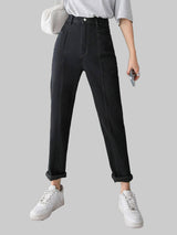 KOTTY  Women Regular Mid Rise Black Jeans