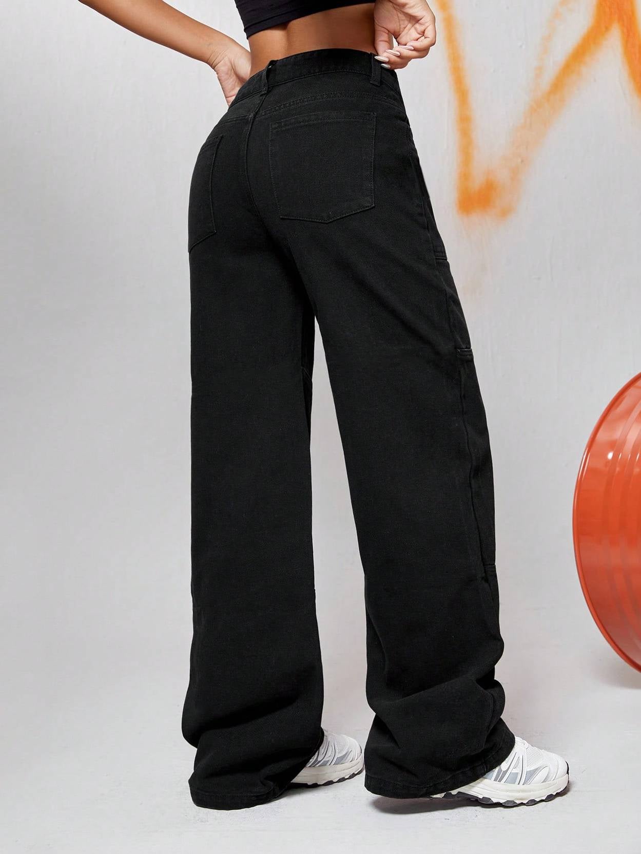 KOTTY Women Regular Mid Rise Black Jeans