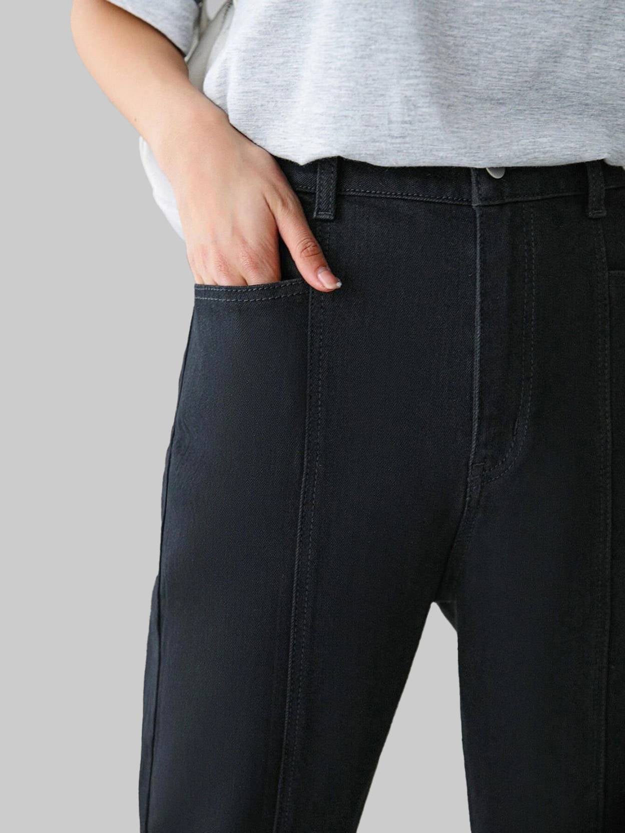 KOTTY Women Regular Mid Rise Black Jeans