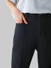 KOTTY Women Regular Mid Rise Black Jeans