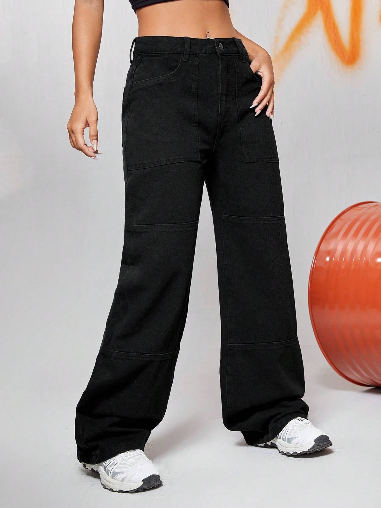 KOTTY Women Regular Mid Rise Black Jeans