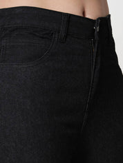 KOTTY Women Regular Mid Rise Black Jeans