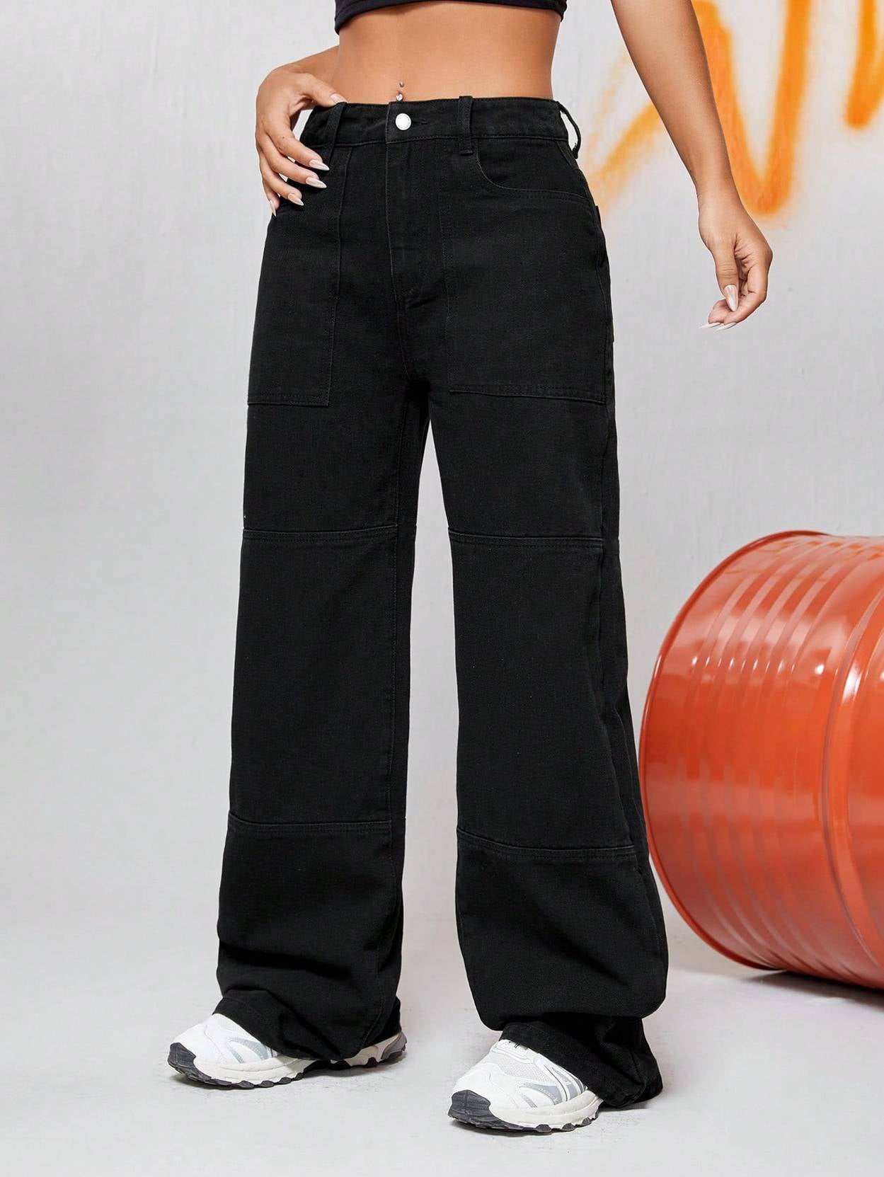 KOTTY Women Regular Mid Rise Black Jeans