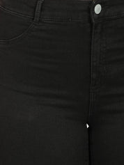 KOTTY Women Regular Mid Rise Black Jeans