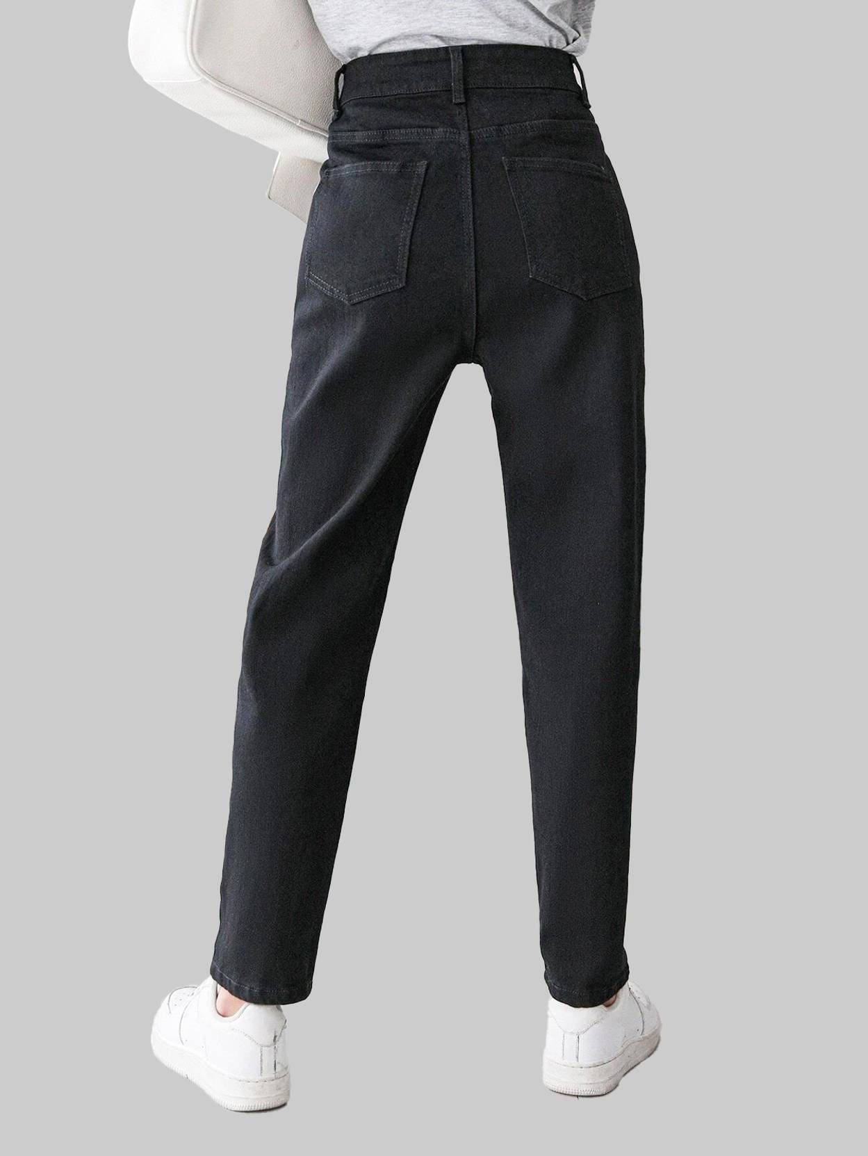 KOTTY Women Regular Mid Rise Black Jeans