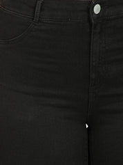 KOTTY Women Regular Mid Rise Black Jeans