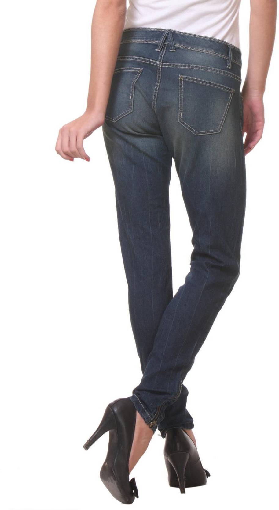 KOTTY Women Regular Mid Rise Blue Jeans