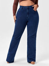Curvy CLOSET  Women Regular Mid Rise Dark Blue Jeans