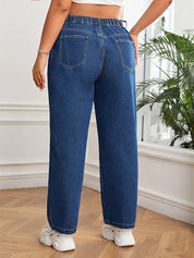 Curvy CLOSET  Women Regular Mid Rise Dark Blue Jeans