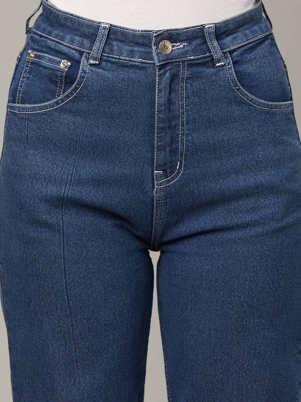 KOTTY Women Regular Mid Rise Dark Blue Jeans