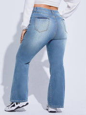 Curvy CLOSET  Women Regular Mid Rise Light Blue Jeans