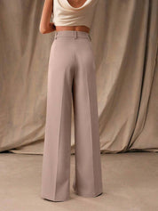 KOTTY  Women Relaxed Pink Viscose Rayon Trousers