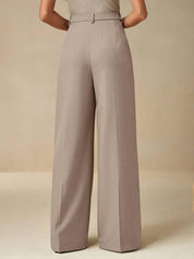 KOTTY  Women Relaxed Pink Viscose Rayon Trousers