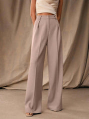 KOTTY  Women Relaxed Pink Viscose Rayon Trousers