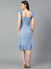 KOTTY Women Ruffled Multicolor Knee Length Dress
