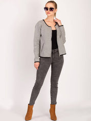 KOTTY Women Self Design Casual Jacket