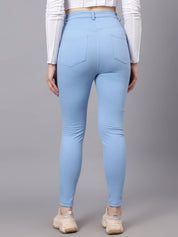 KOTTY Women Skinny High Rise Blue Jeans