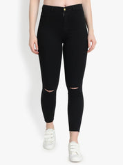 KOTTY Women Skinny High Rise Grey Jeans