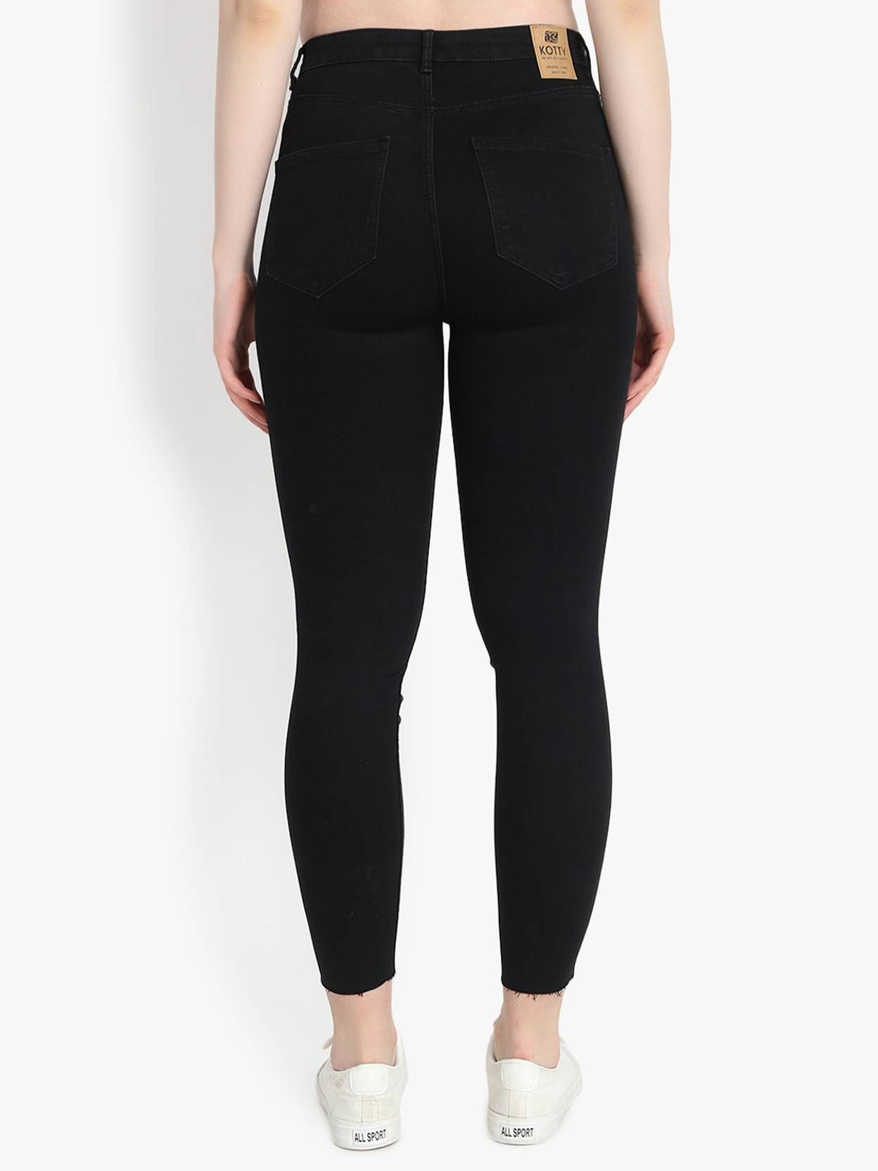 KOTTY Women Skinny High Rise Grey Jeans