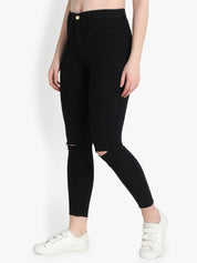 KOTTY Women Skinny High Rise Grey Jeans
