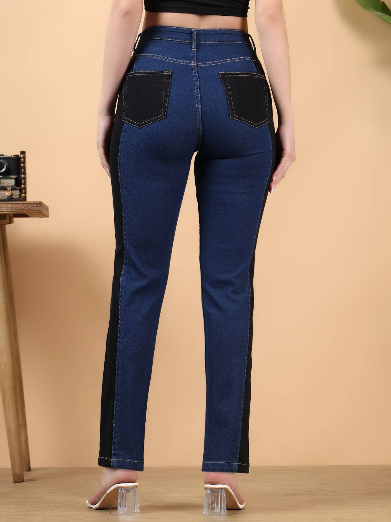 KOTTY  Women Skinny High Rise Multicolor Jeans