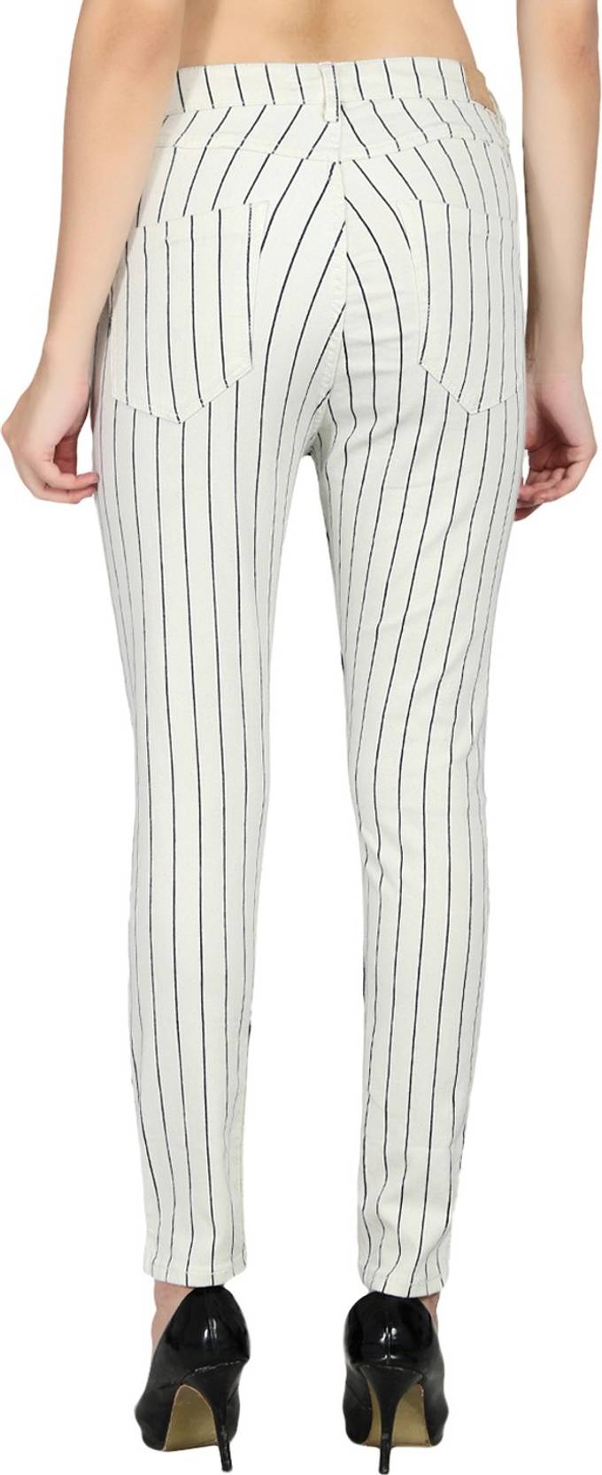 KOTTY  Women Slim Mid Rise White Jeans