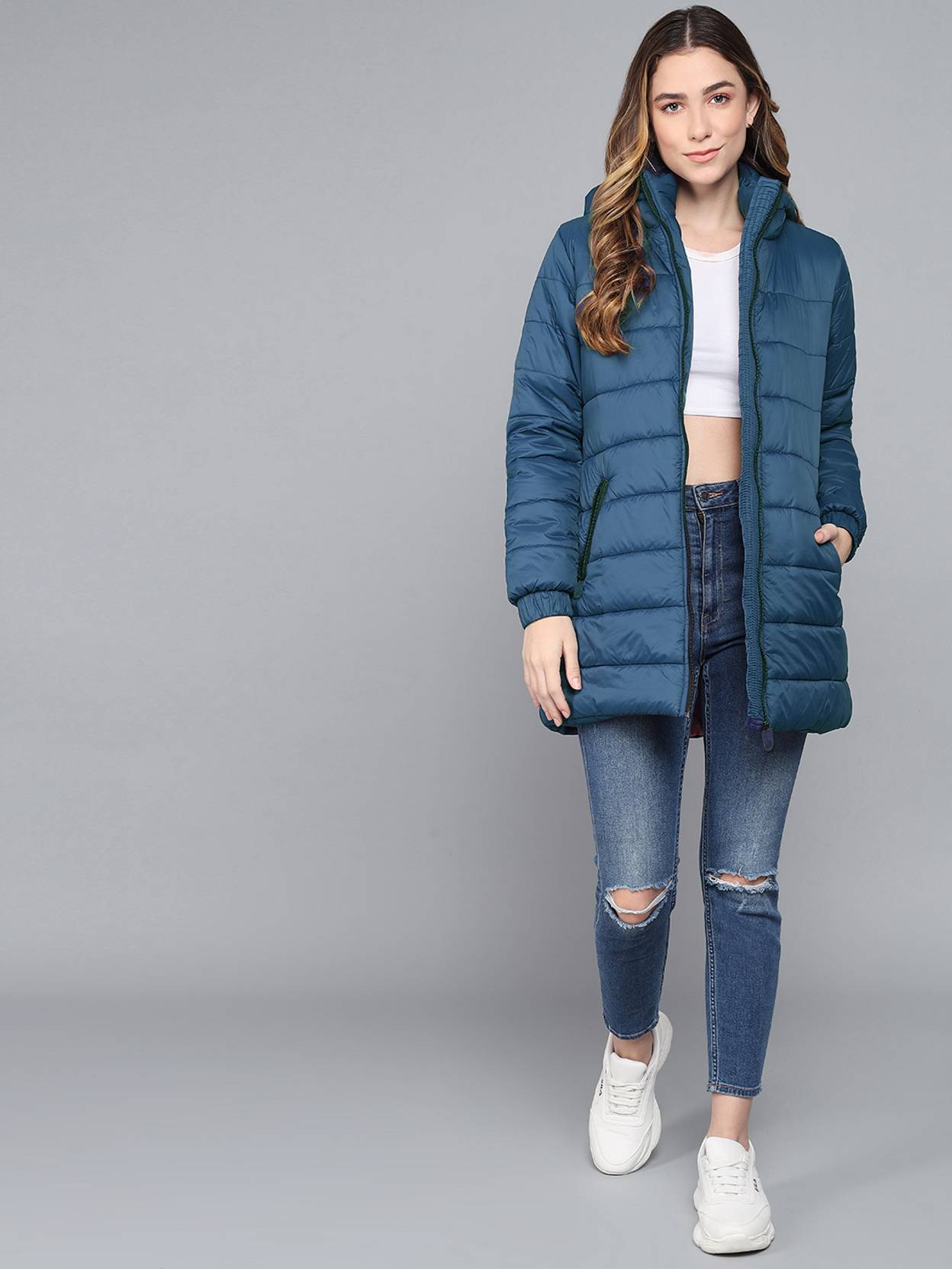 KOTTY  Women Solid Casual Jacket