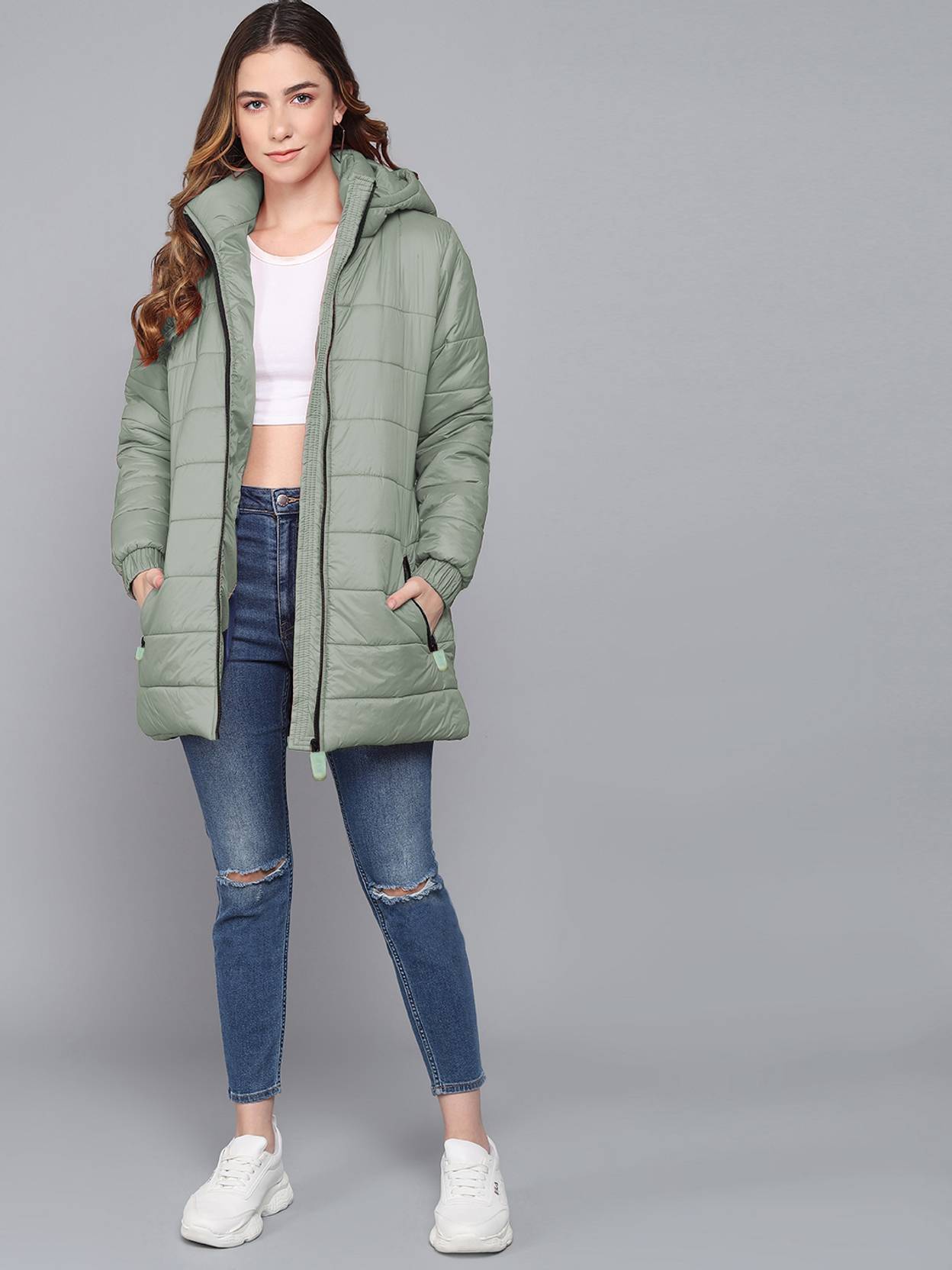 KOTTY  Women Solid Casual Jacket