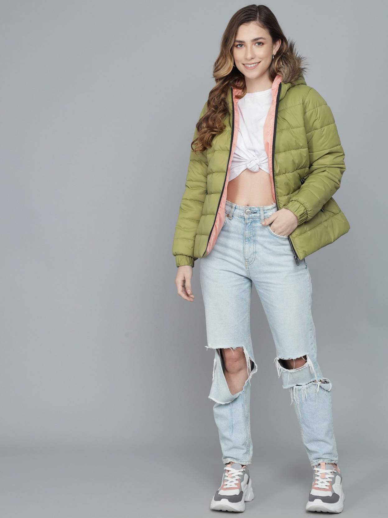 KOTTY  Women Solid Casual Jacket