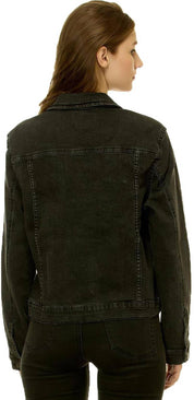 KOTTY Women Solid Denim Casual Jacket