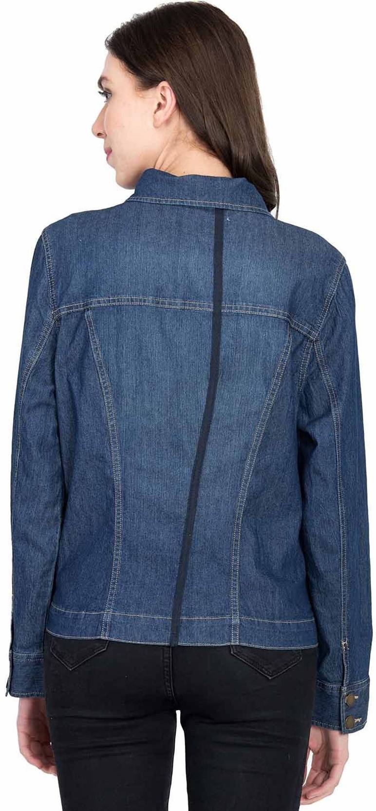 KOTTY Women Solid Denim Jacket