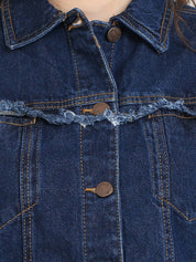 KOTTY Women Solid Denim Jacket