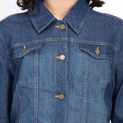 KOTTY Women Solid Denim Jacket