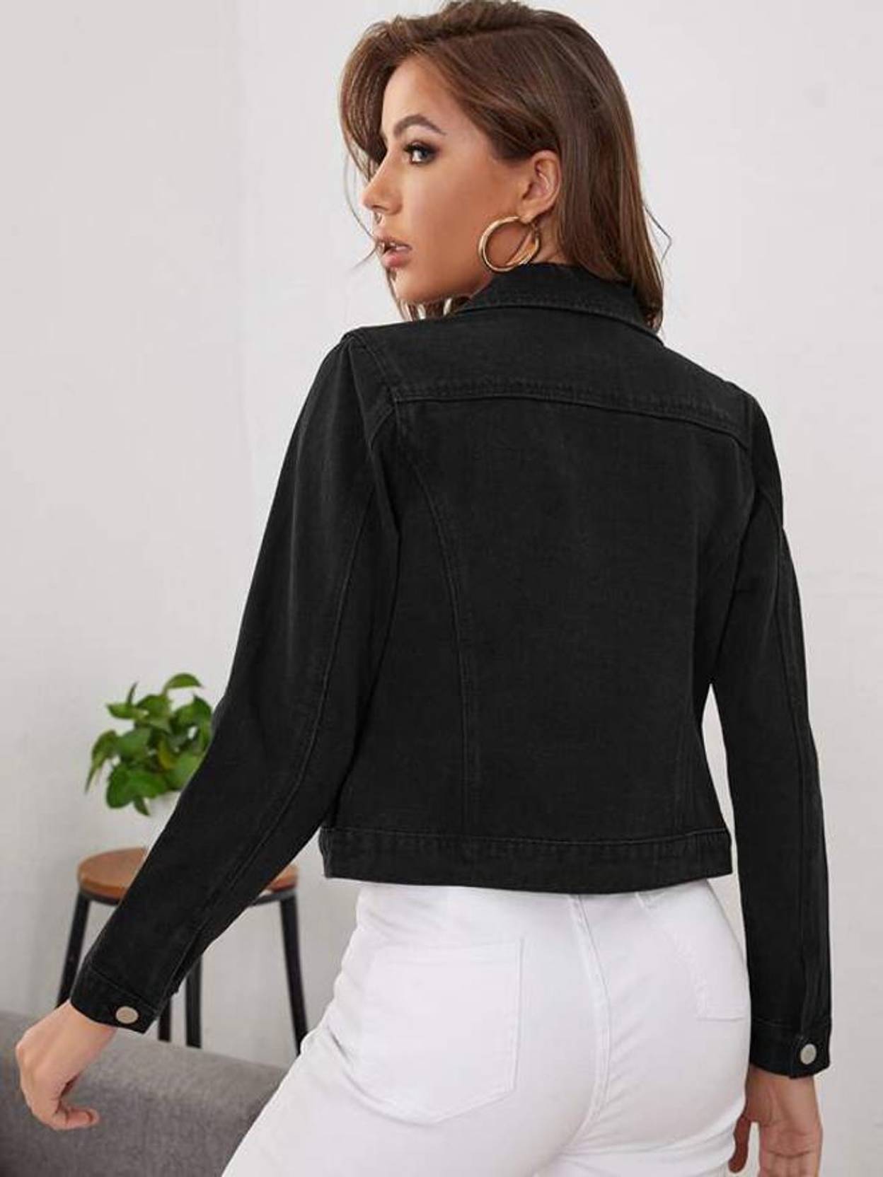 KOTTY Women Solid Denim Jacket