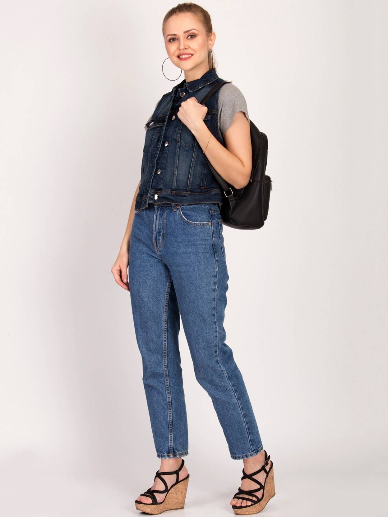 KOTTY Women Solid Denim Jacket