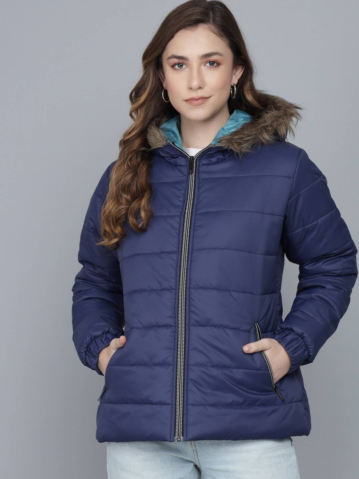 KOTTY  Women Solid Puffer Jacket