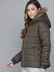 KOTTY  Women Solid Puffer Jacket