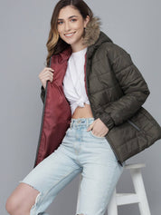 KOTTY  Women Solid Puffer Jacket