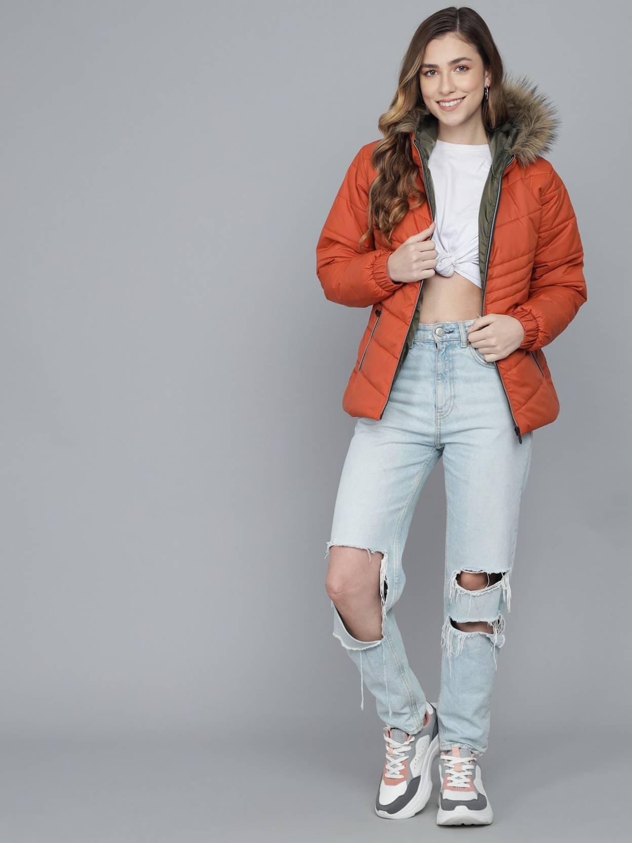 KOTTY  Women Solid Puffer Jacket