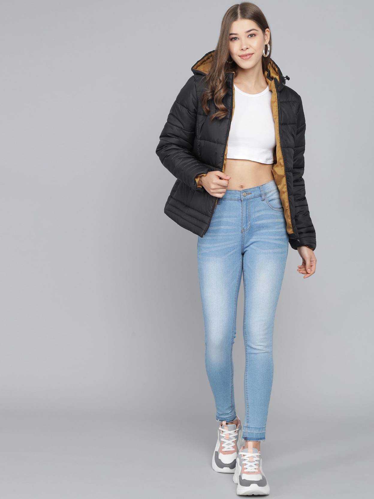 KOTTY  Women Solid Puffer Jacket